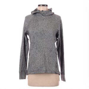 Lululemon Forever Endeavor Sweatshirt Hoodie Womens 8 Black White Long Sleeve